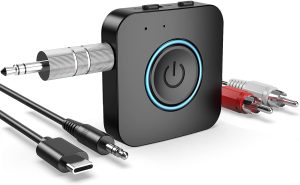 LAICOMEIN V5.0 2-in-1 Bluetooth Adapter, Wireless