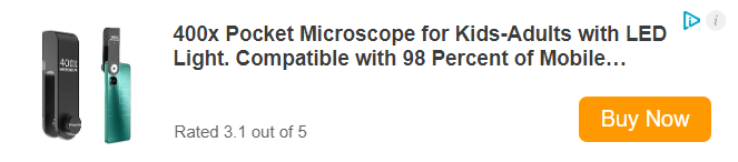 400x Pocket Microscope for Kids-Adults with LED Light. Compatible with 98 Percent of Mobile Phones. This Digital Mini Microscope for Phone is one of The Cool Tech Gadgets of 2023 - Watch Video