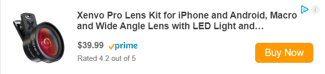 Xenvo Pro Lens Kit for iPhone and Android, Macro and Wide Angle Lens with LED Light and Travel Case