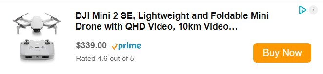 DJI Mini 2 SE, Lightweight and Foldable Mini Drone with QHD Video