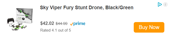 Sky Viper Fury Stunt Drone, Black/Green 