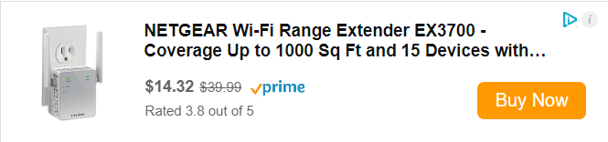 NETGEAR Wi-Fi Range Extender EX3700