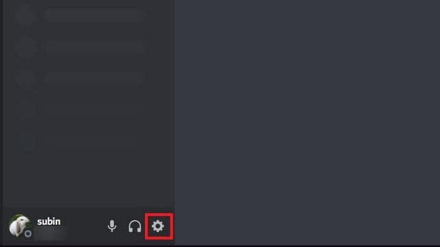 open discord settings